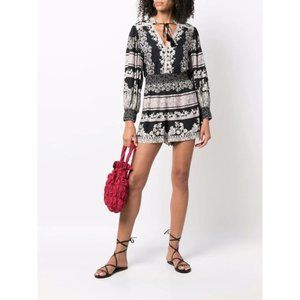 Alice+Olivia Floral Print Romper